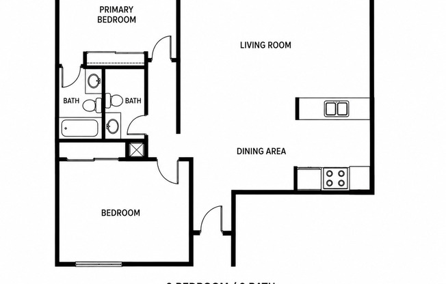 2 beds, 2 baths, 1,175 sqft, $2,895, Unit 302