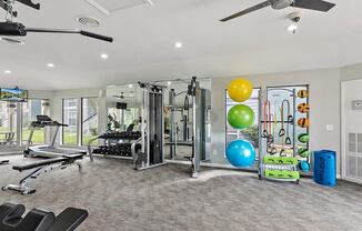 Reserve at Orange Park fitness room