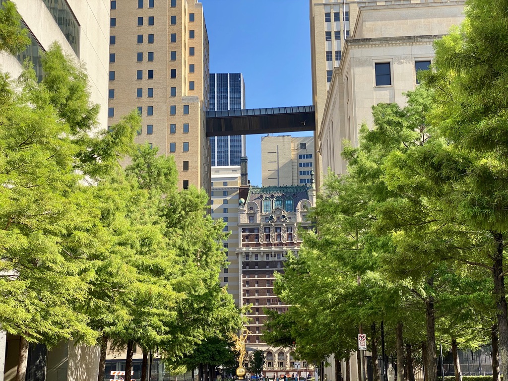 Downtown Dallas, TX on Young Street