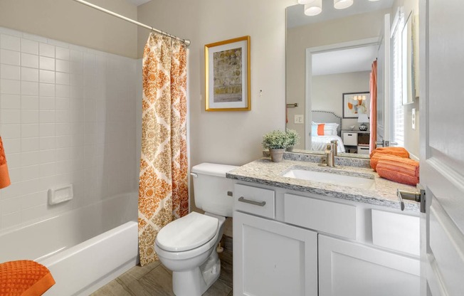 Bathroom With Bathtub at Mainstreet Village, Novi, MI, 48375