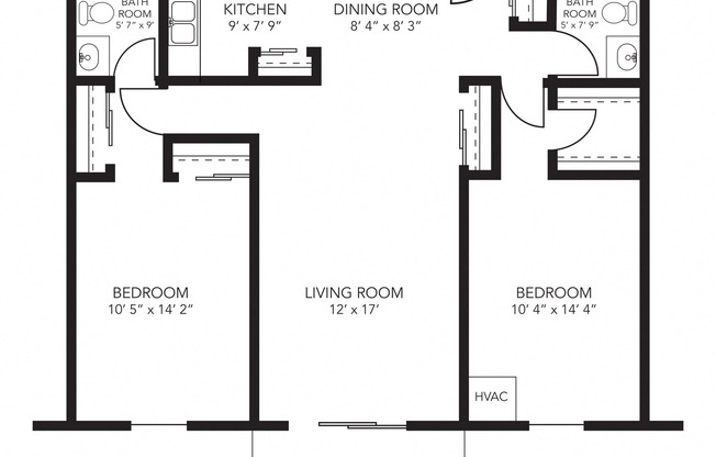 2 beds, 2 baths, 986 sqft, $1,650