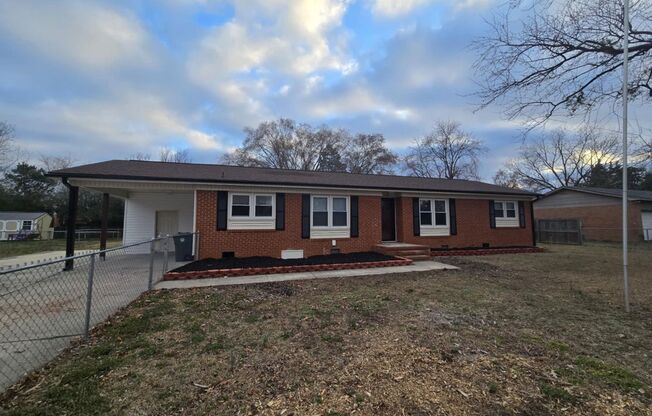 4 Bedroom, 2 Bath Ranch