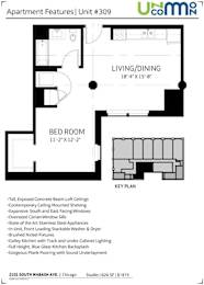 1 bed, 1 bath, 626 sqft, $1,833