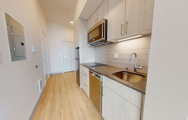 Studio, 1 bath, 343 sqft, $1,305, Unit 114