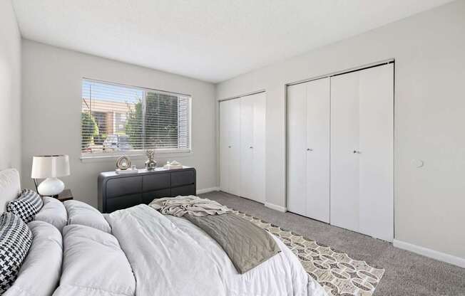 Bedroom with Plush Carpeting