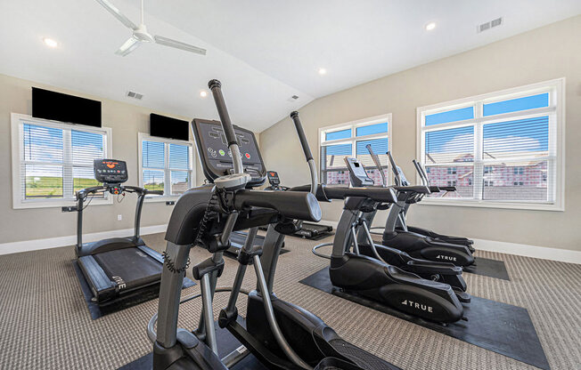 24 hour fitness center at Trade Winds Apartment Homes, Elkhorn, NE, 68022