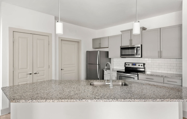 Kitchen with Stainless Steel Appliances