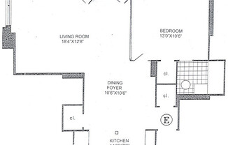 1 bed, 1 bath, 642 sqft, $4,500, Unit 15E