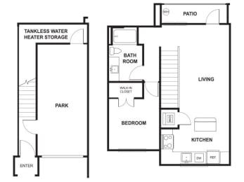 1 bed, 1 bath, 813 sqft, $1,661