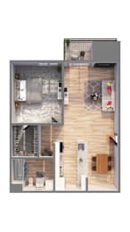 1 bed, 1 bath, 623 sqft, $1,112