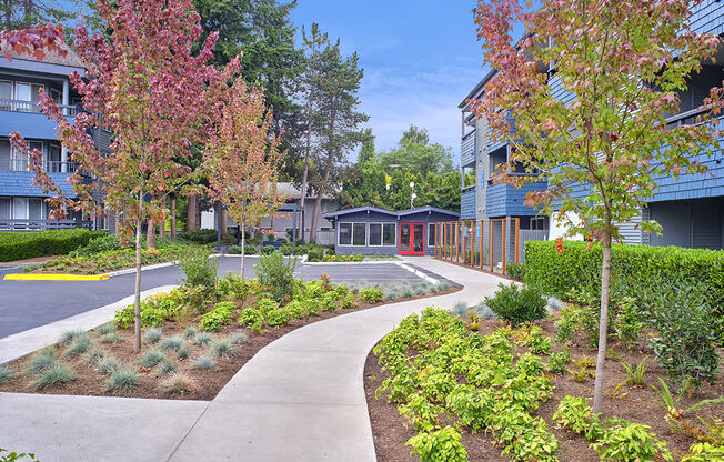 a view of the park-like setting at 3030 Lake City  at 3030 Lake City, Seattle, Washington