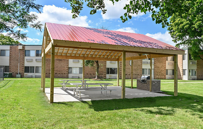 Picnic Area at apartment complex