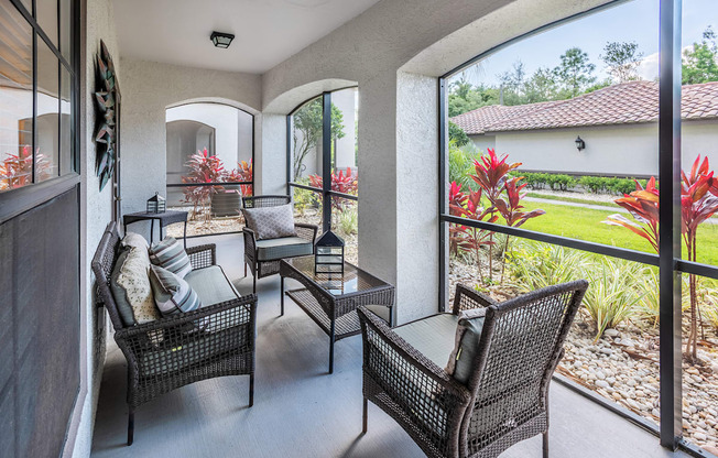 Delano at Cypress Creek private, screened patio/balcony