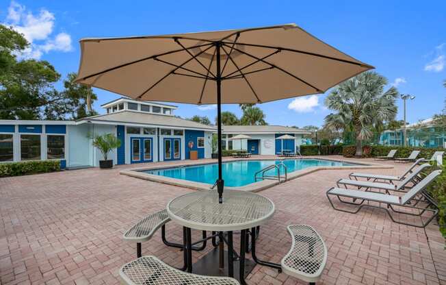 Outdoor Pool with Sundeck