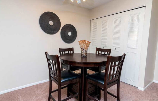 Dining Area in apartment