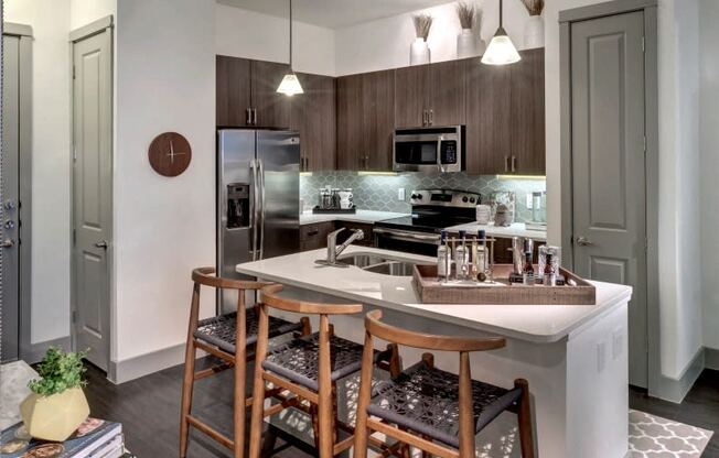 kitchen apartments in katy