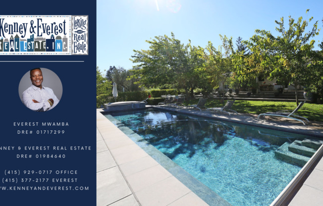 Gorgeous 4BR/3BA Single Family Home in the heart of Sonoma Wine Country, Pool, Deck, Pickle Ball and Badminton Courts, Creek (14950 Chalk Hill Road)