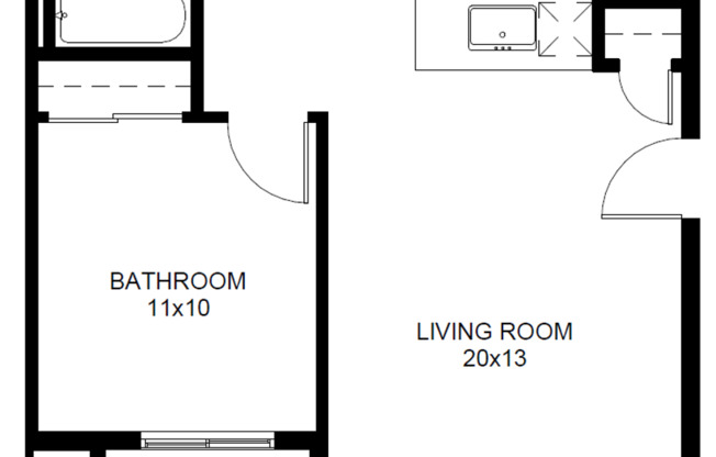 1 bed, 1 bath, 696 sqft, $1,495, Unit C307