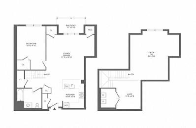 1 bed, 1 bath, 1,140 sqft, $3,425