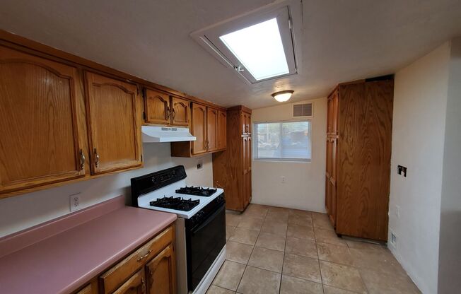 4 bedrooms and 2 bathrooms with A/C.