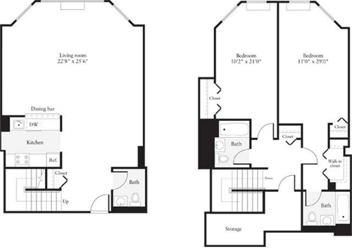 2 beds, 2 baths, 1,547 sqft, $5,392, Unit 0126