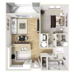 1 bed, 1 bath, 800 sqft, $1,768