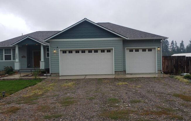 Beautiful, 5 bedrooms, 3 bath daylight rancher on 10 acres with views of Mt. Spokane Available now