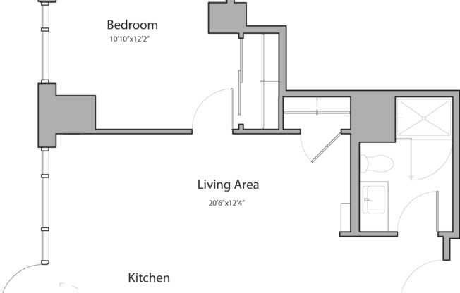 1 bed, 1 bath, 650 sqft, $3,745, Unit 309