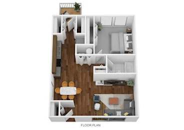 1 bed, 1 bath, 650 sqft, $899