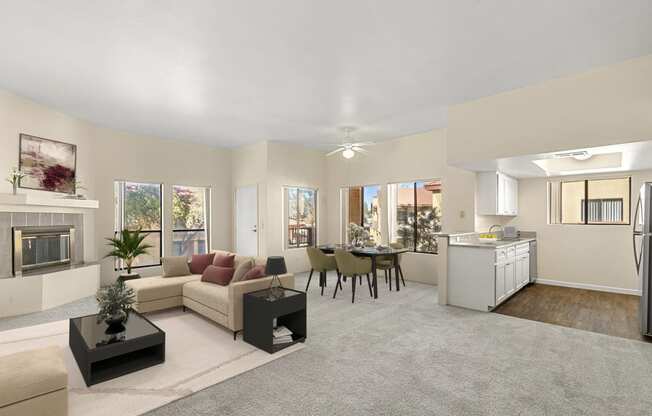 Open Layout at Copper Point Apartments