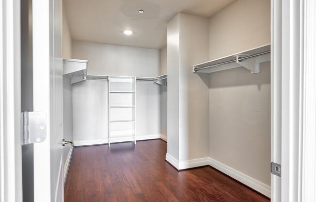 Generous Walk-In Closets With Shelving at The Woodley, Washington, District of Columbia