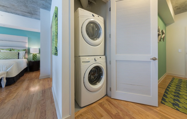 Laundry day can be any day with a washer and dryer in every apartment home.