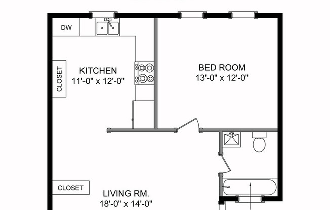 1 bed, 1 bath, 648 sqft, $2,500, Unit 03-B2