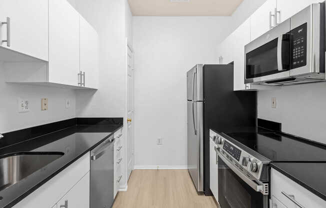 Kitchen with Stainless Steel Appliances