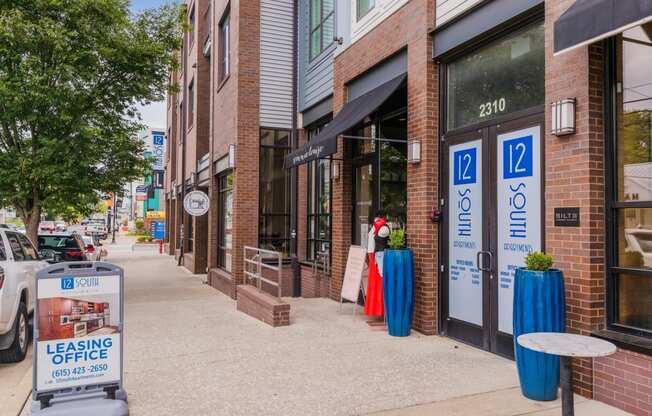 12 South Apartments - Nashville TN - Streetview Leasing Office