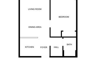 1 bed, 1 bath, 400 sqft, $845, Unit 209