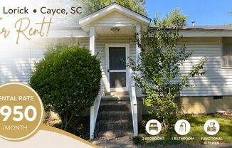 Charming 2-Bedroom Home in Convenient Cayce Location