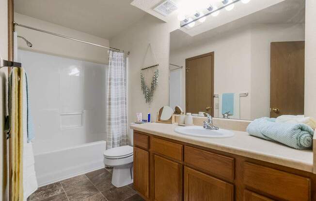 Bathroom with Large Vanity