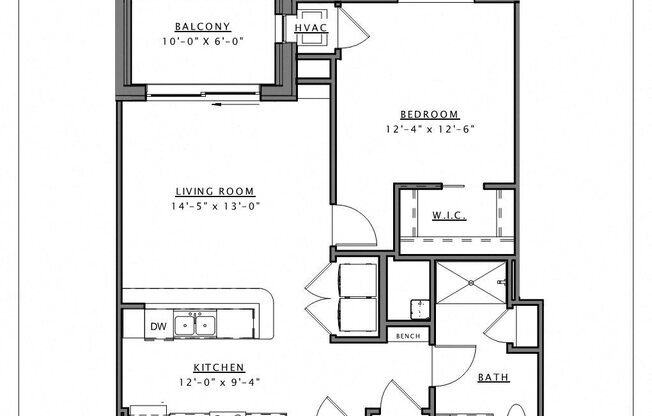 1 bed, 1 bath, 783 sqft, $2,100