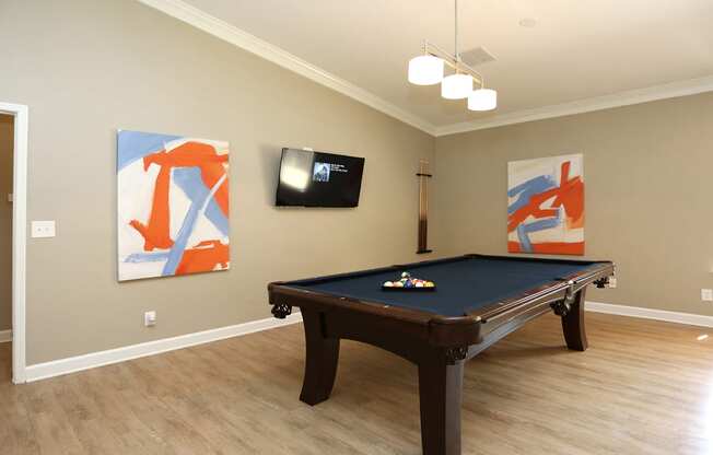 Billiards Table at 555 Mansell, Roswell, GA, 30076