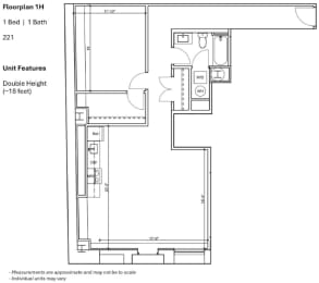 1 bed, 1 bath, 1,022 sqft, $2,245