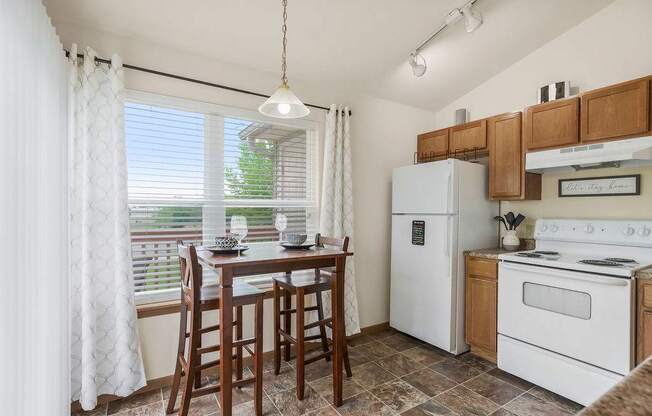 Kitchen with Dining Area