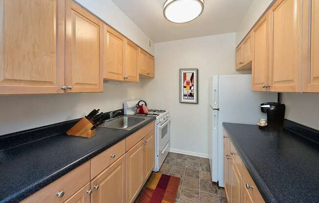 Kitchen (staged) at Legation House in Washington, DC 20015