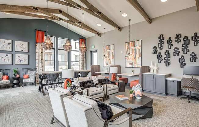 Clubhouse Lounge at View on Centennial in Colorado Springs