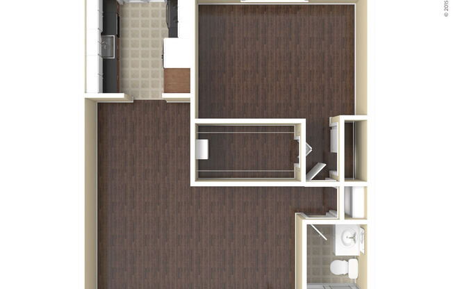 1 bed, 1 bath, 750 sqft, $1,225