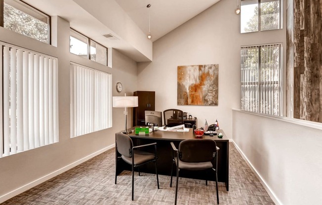 Inside Our Leasing Office at Greentree Village Apartments in Denver, Colorado