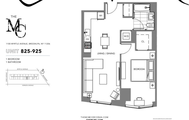 1 bed, 1 bath, $3,514, Unit 925