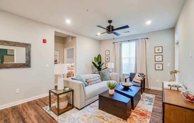 Living Room Interior at Watermark at Urban Blu, Florida, 32407