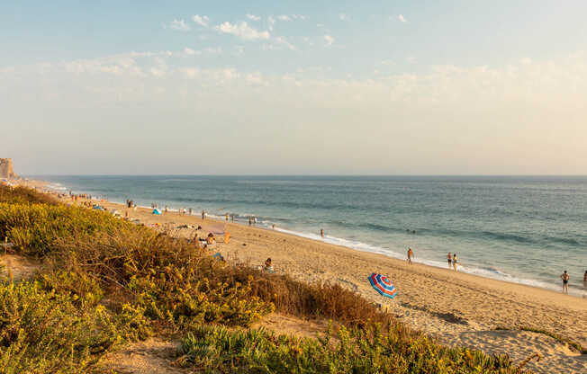 Visit the warm sands of Pointe Dume in Malibu.