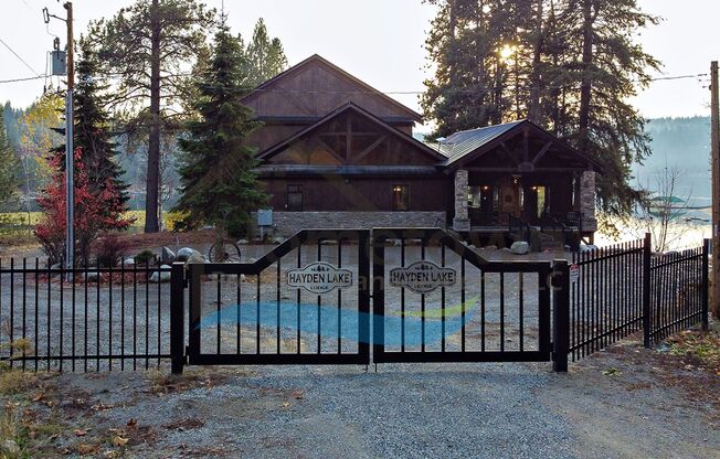 Stunning Luxury Hayden Lake Lodge with 5 Bedrooms and 4 Bathrooms and a Private Dock on Hayden Lake!